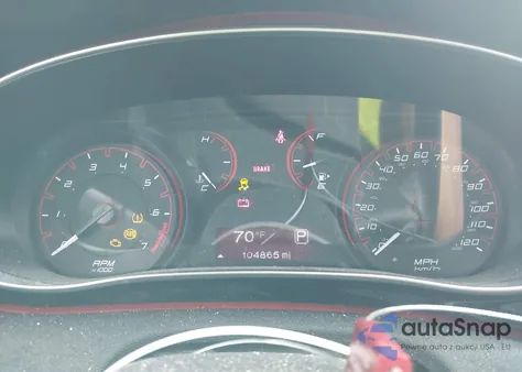 2016 Dodge Dart Sxt из США, поврежденный, VIN 1C3CDFBB4GD752391